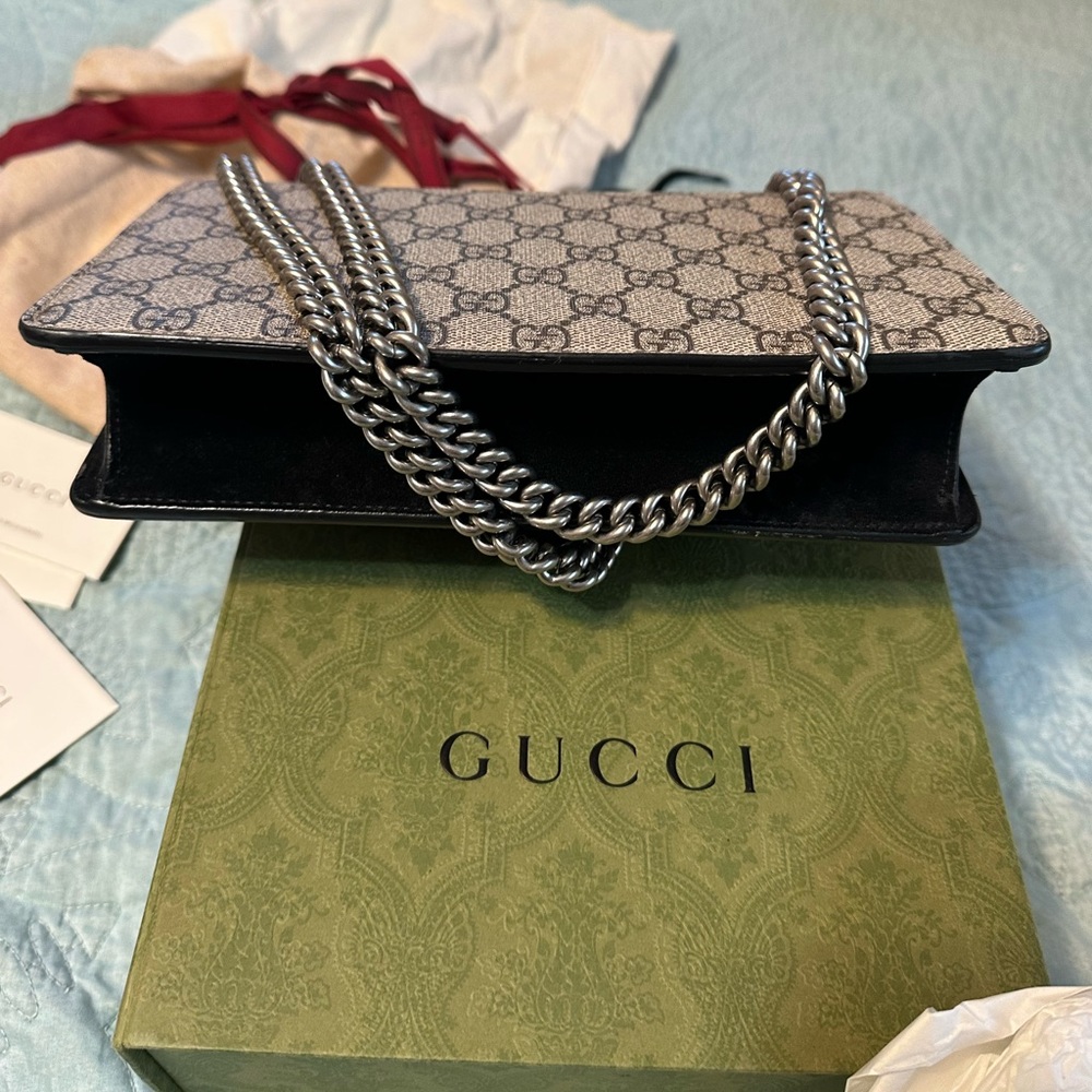 DIONYSUS RECTANGULAR BAG black suede - Picture 11 of 15